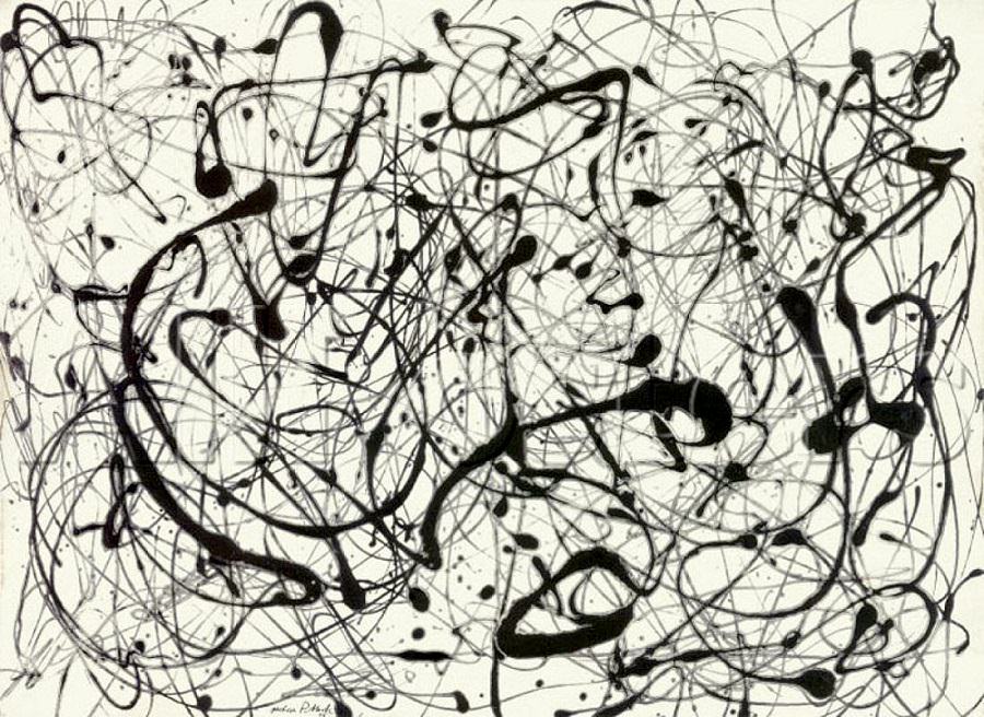 Jackson Pollock - Number 14 gray